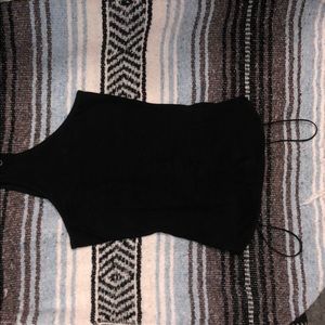 Black tank top body suit